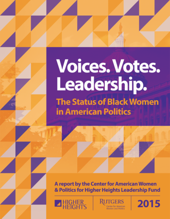 Voices. Votes. Leadership Status of Black Women in American Politics Magazine Cover