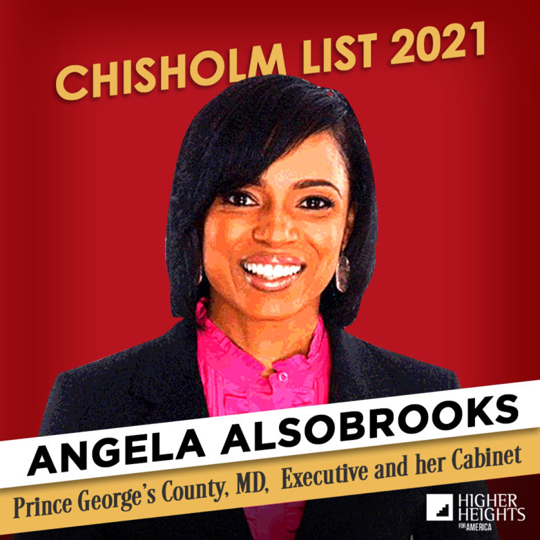 Chisholm 2021 – Angela Alsobrooks, Prince George’s County, MD,  Executive and her Cabinet Profile Picture