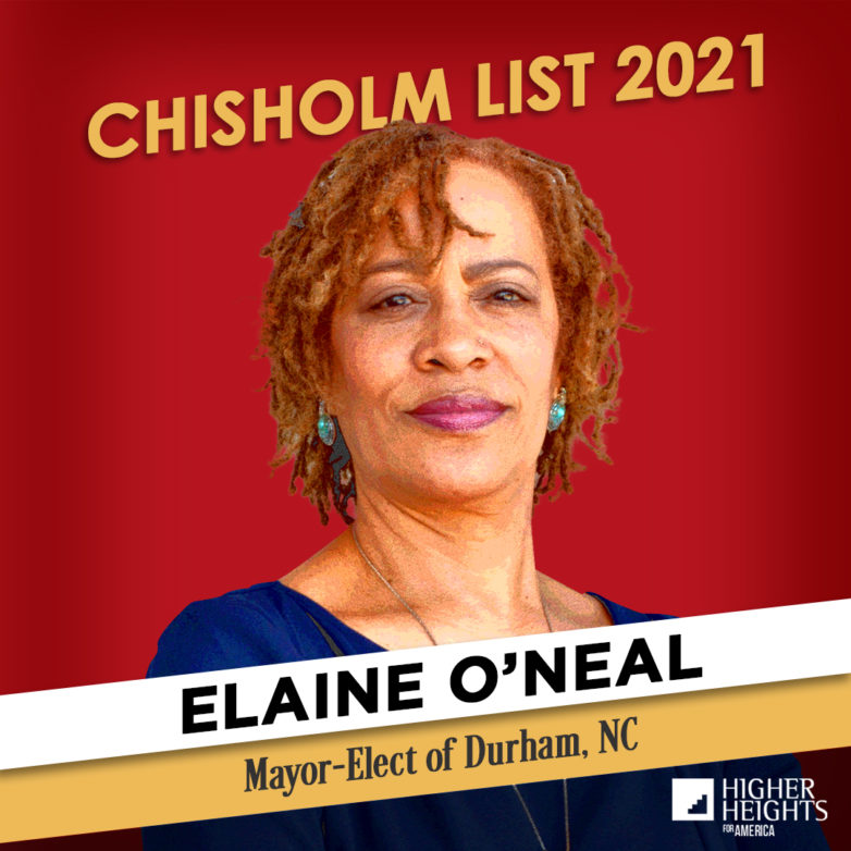 Chisholm 2021 – Elaine O’Neal, Mayor-Elect of Durham, NC Profile Picture