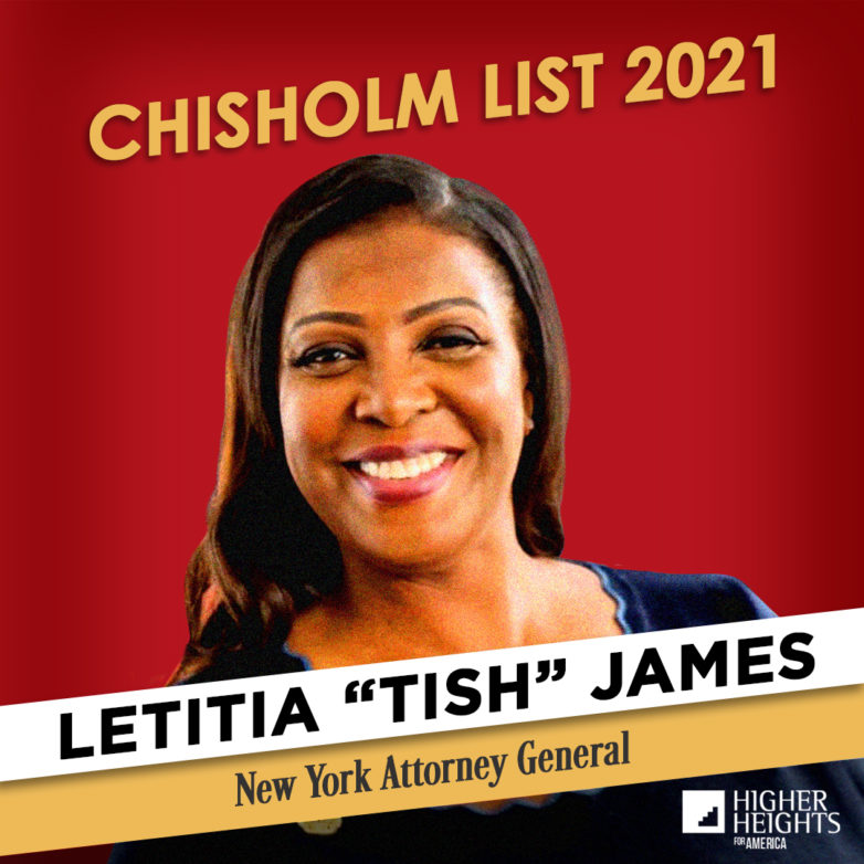 Chisholm 2021 – Letitia “Tish” James, New York Attorney General Profile Picture