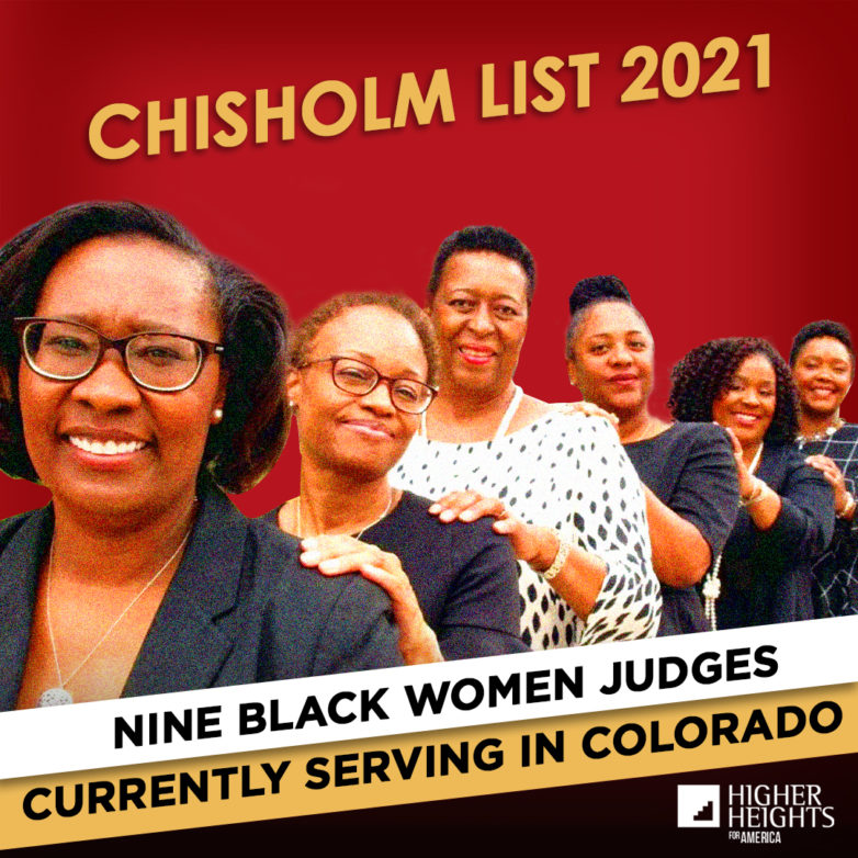 Chisholm 2021 – Nine Black Women Judges Currently Serving in Colorado Profile Picture