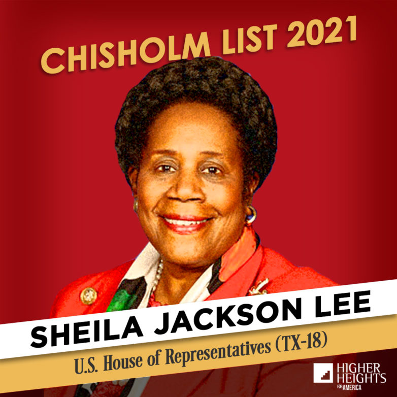 Chisholm 2021 – Sheila Jackson Lee U.S. House Representatives (TX-18) Profile Picture