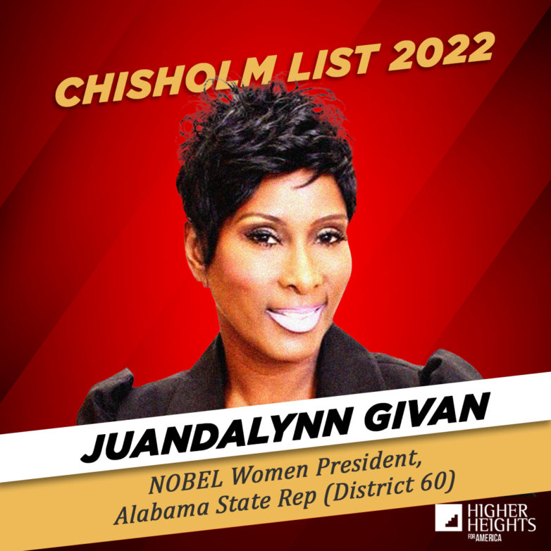 29) Chisholm 2022 – Juandalynn Givan, NOBEL Women President, Alabama State Rep (District 60) Profile Picture