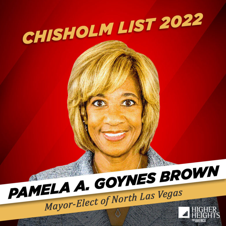 35) Chisholm 2022 – Pamela A. Goynes Brown, Mayor – N. Las Vegas Profile Picture