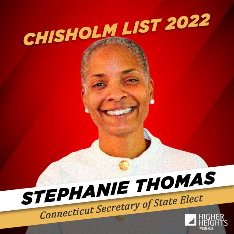 24) Chisholm 2022 – Stephanie Thomas, Connecticut Secretary of State Elect Profile Picture