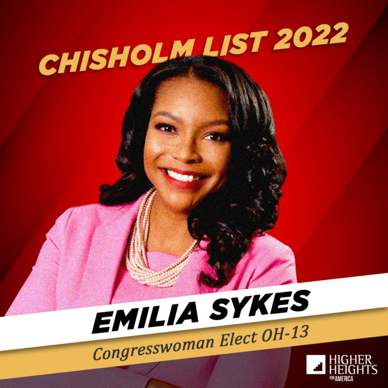 19) Chisholm 2022 – Emilia Sykes, Congresswoman-Elect OH-13 Profile Picture