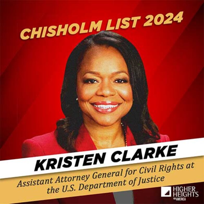 9.  Chisholm 2024 –  Kristen Clarke, Assistant Attorney General for Civil Rights at the U.S. Department of Justice Profile Picture