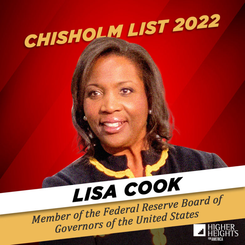 8.  Chisholm 2022 – Lisa Cook, Member of the Federal Reserve Board of Governors of the United States Profile Picture