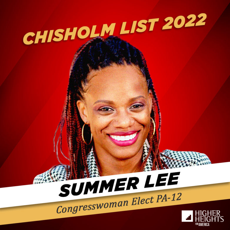 16. Chisholm 2022 –  Summer Lee, Congresswoman-Elect PA-12 Profile Picture
